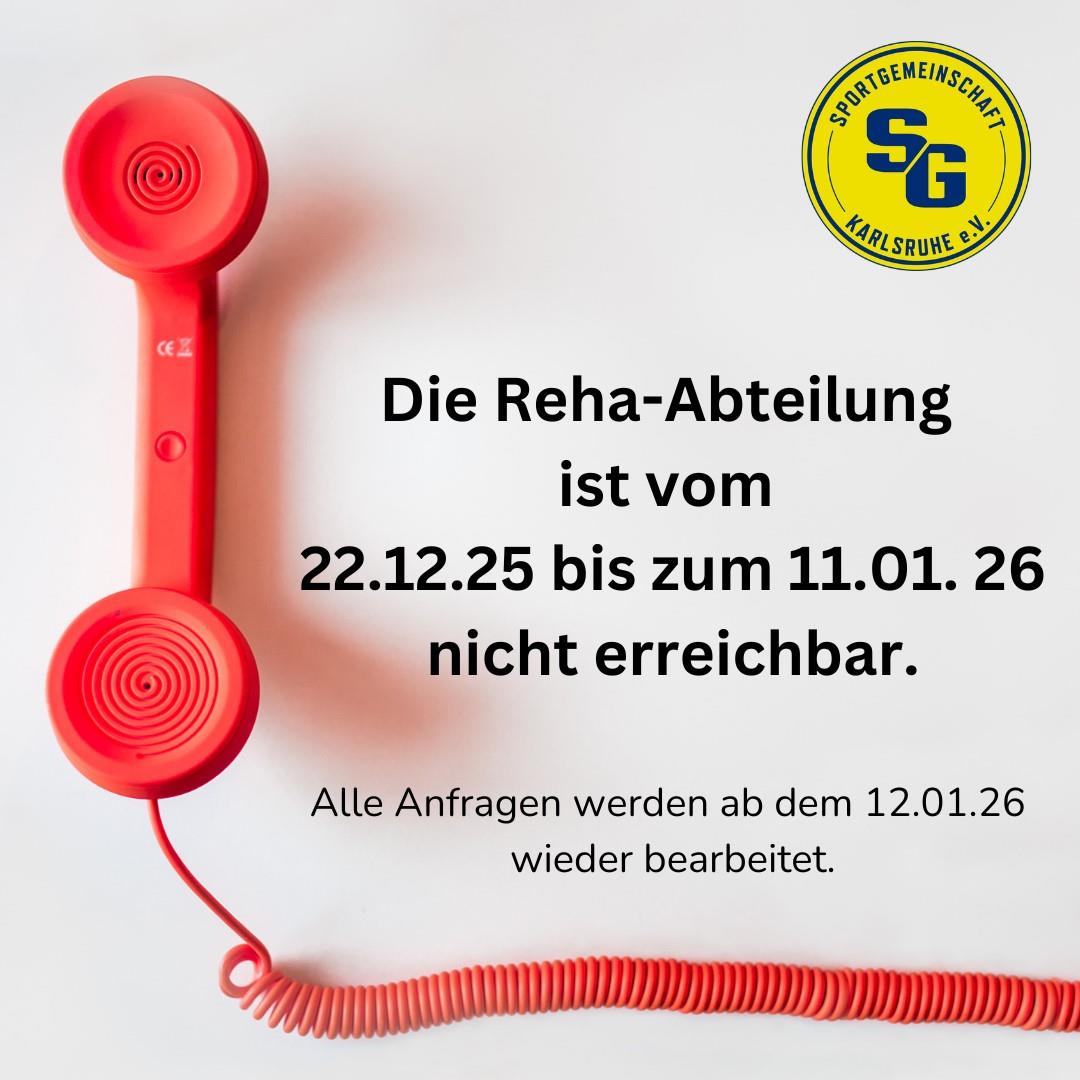 Weihnachtspause bei der Reha Verwaltung