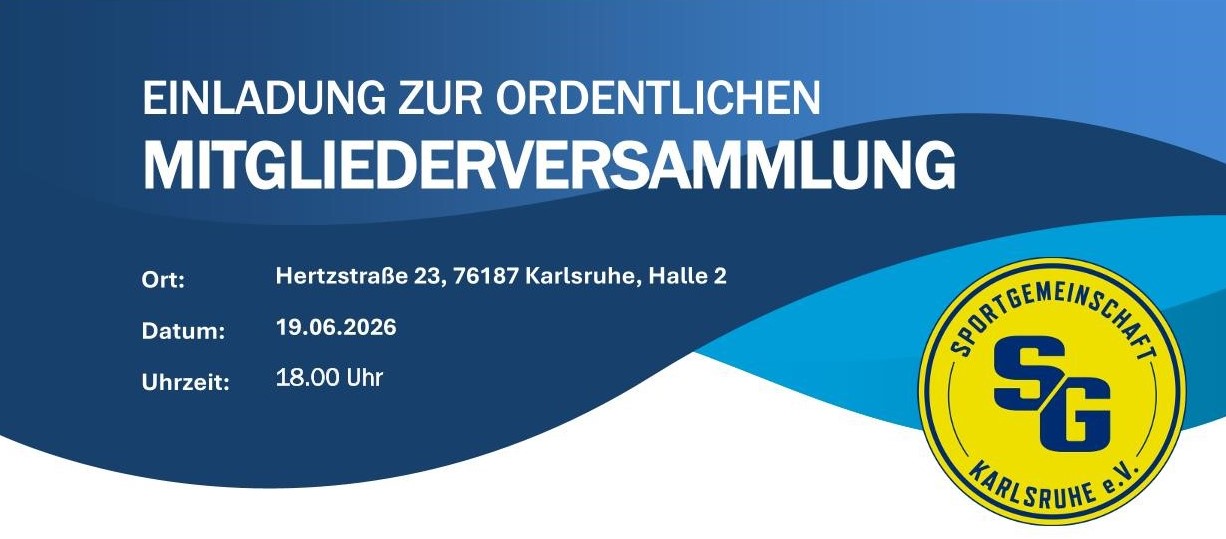 Einladung zur ordentlichen Mitgliederversammlung 2026